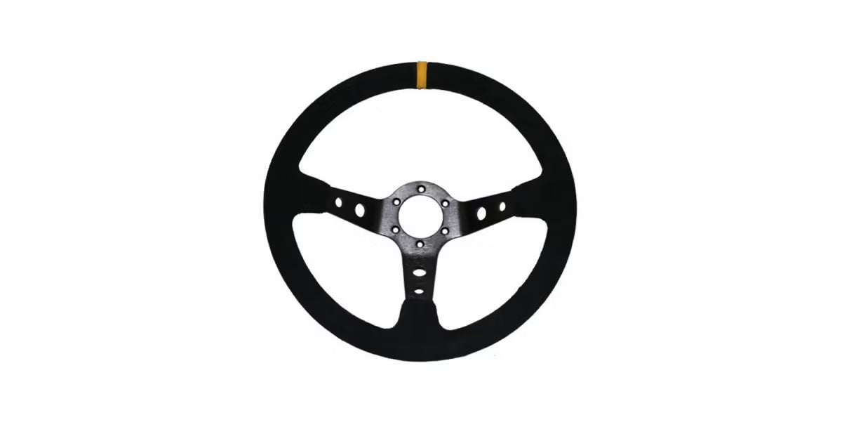 Volante piel de gamuza