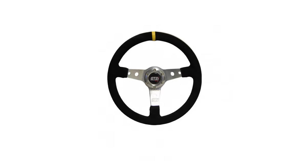Volante piel de gamuza